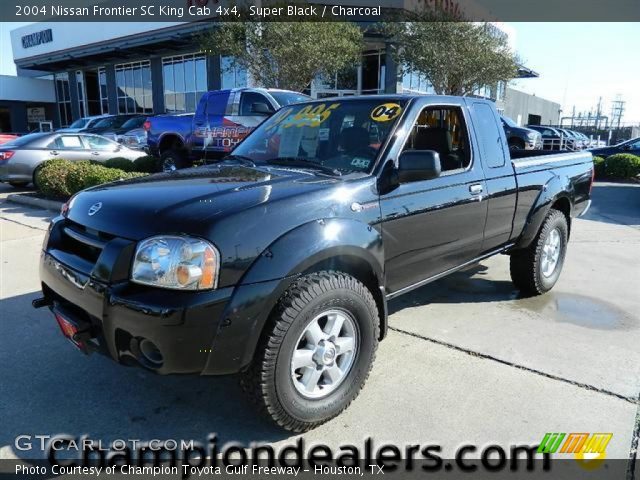 2004 Nissan Frontier SC King Cab 4x4 in Super Black
