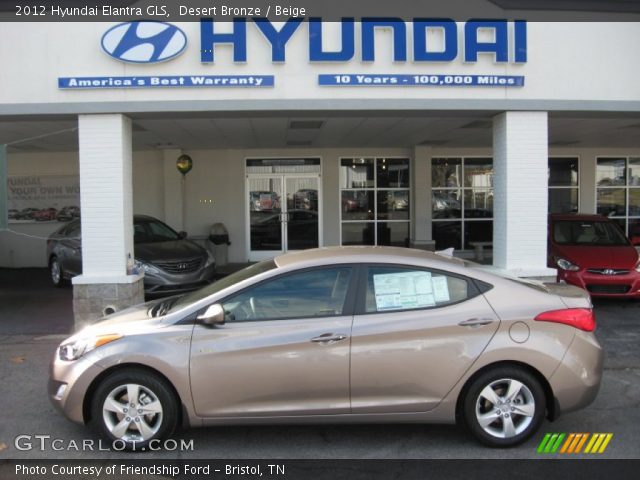 2012 Hyundai Elantra GLS in Desert Bronze