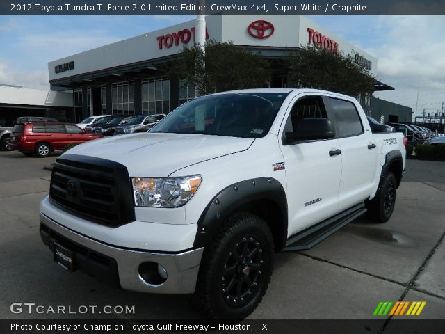 2012 Toyota Tundra T-Force 2.0 Limited Edition CrewMax 4x4 in Super White