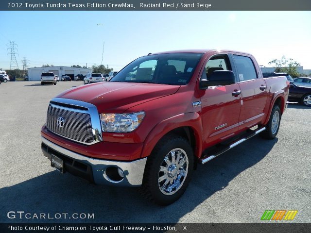 2012 Toyota Tundra Texas Edition CrewMax in Radiant Red
