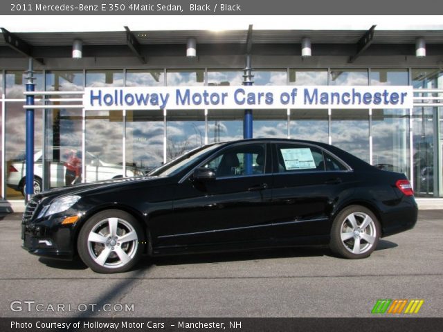 2011 Mercedes-Benz E 350 4Matic Sedan in Black