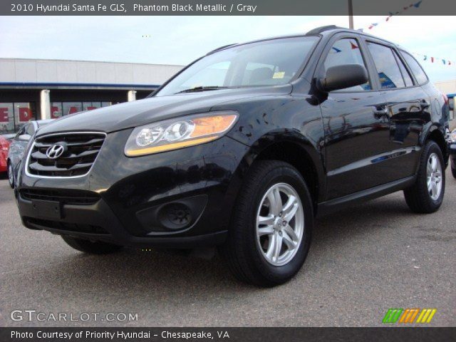 2010 Hyundai Santa Fe GLS in Phantom Black Metallic