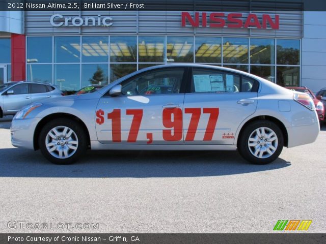 2012 Nissan Altima 2.5 in Brilliant Silver