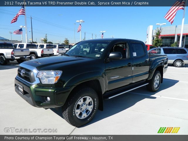 2012 Toyota Tacoma V6 TRD Prerunner Double Cab in Spruce Green Mica