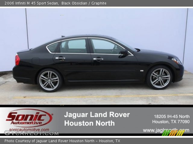 2006 Infiniti M 45 Sport Sedan in Black Obsidian