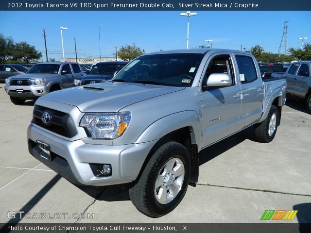 2012 Toyota Tacoma V6 TRD Sport Prerunner Double Cab in Silver Streak Mica