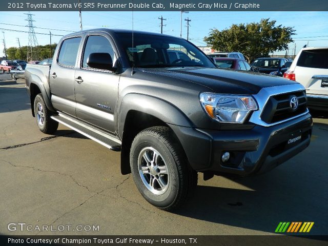 2012 Toyota Tacoma V6 SR5 Prerunner Double Cab in Magnetic Gray Mica