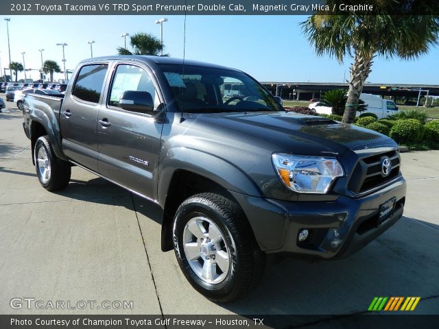2012 Toyota Tacoma V6 TRD Sport Prerunner Double Cab in Magnetic Gray Mica