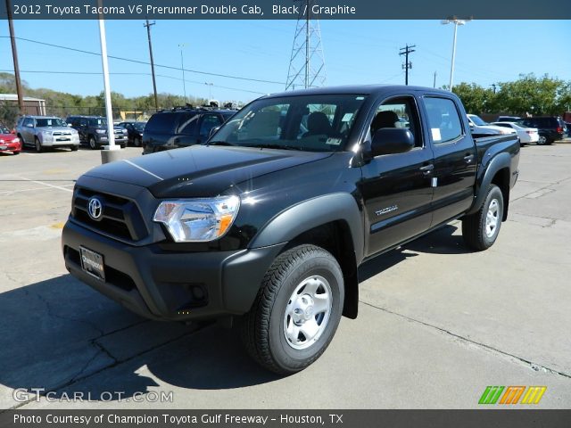 2012 Toyota Tacoma V6 Prerunner Double Cab in Black