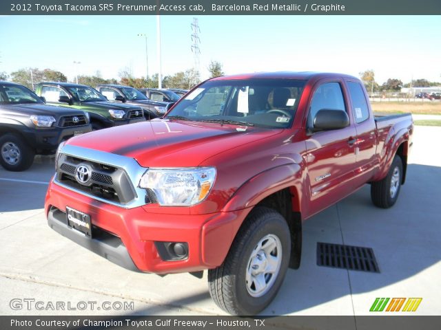 2012 Toyota Tacoma SR5 Prerunner Access cab in Barcelona Red Metallic