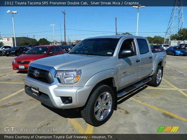 2012 Toyota Tacoma SR5 Prerunner Double Cab in Silver Streak Mica