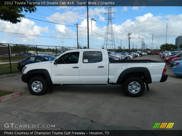 2012 Toyota Tacoma V6 Double Cab 4x4 in Super White