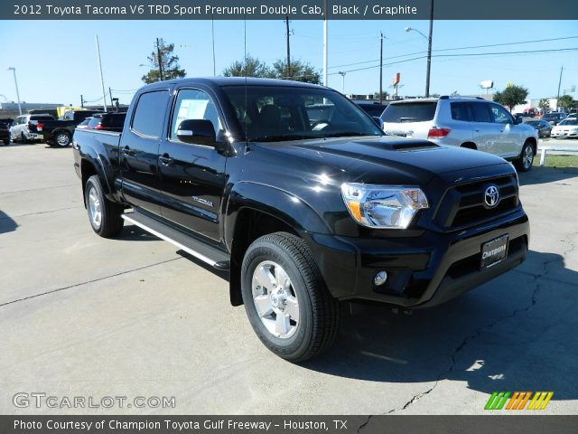 2012 Toyota Tacoma V6 TRD Sport Prerunner Double Cab in Black