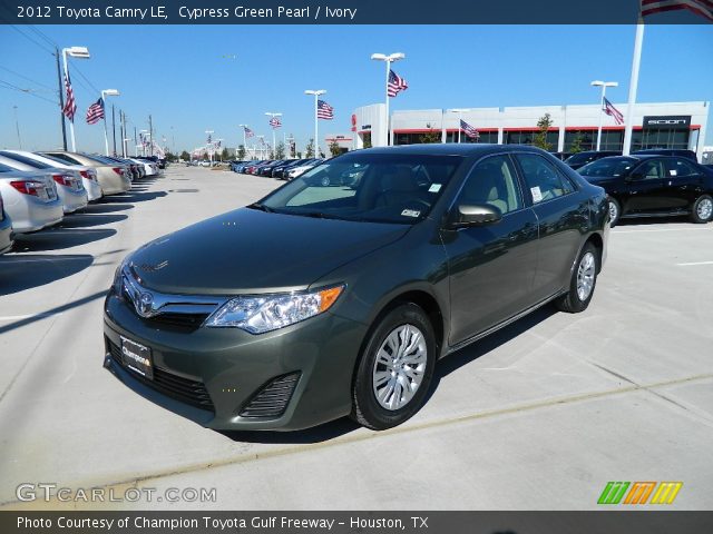 2012 Toyota Camry LE in Cypress Green Pearl