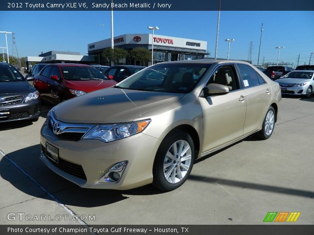2012 Toyota Camry XLE V6 in Sandy Beach Metallic