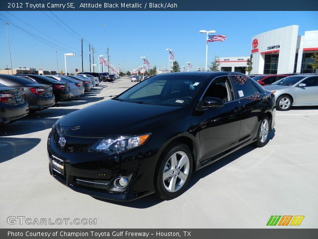 2012 Toyota Camry SE in Attitude Black Metallic