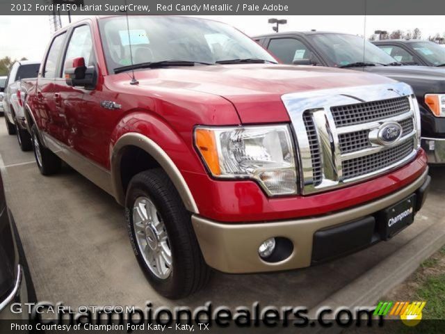 2012 Ford F150 Lariat SuperCrew in Red Candy Metallic