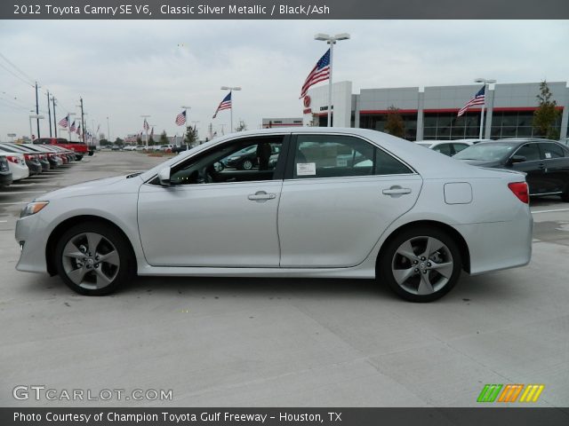 2012 Toyota Camry SE V6 in Classic Silver Metallic