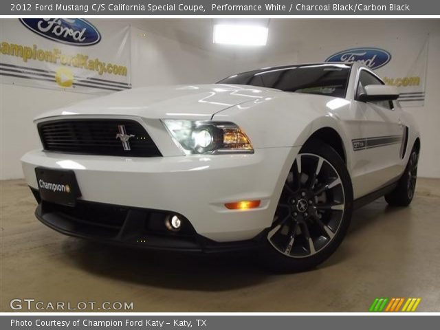 2012 Ford Mustang C/S California Special Coupe in Performance White
