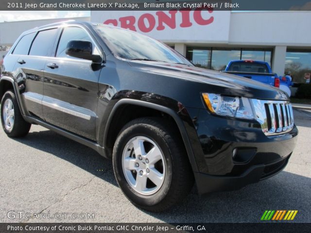 2011 Jeep Grand Cherokee Laredo X Package in Brilliant Black Crystal Pearl