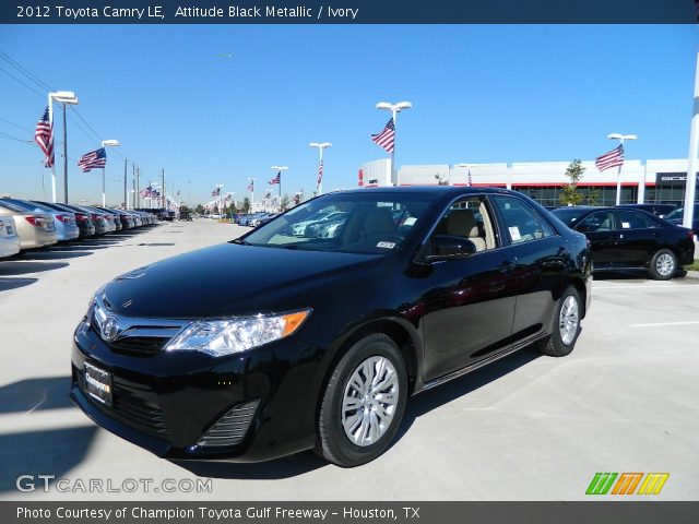 2012 Toyota Camry LE in Attitude Black Metallic