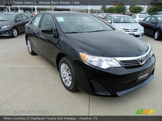 2012 Toyota Camry L in Attitude Black Metallic