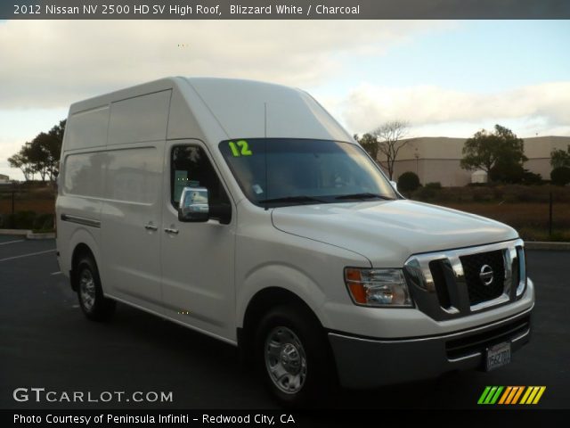 2012 Nissan NV 2500 HD SV High Roof in Blizzard White