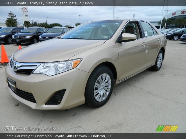 2012 Toyota Camry LE in Sandy Beach Metallic