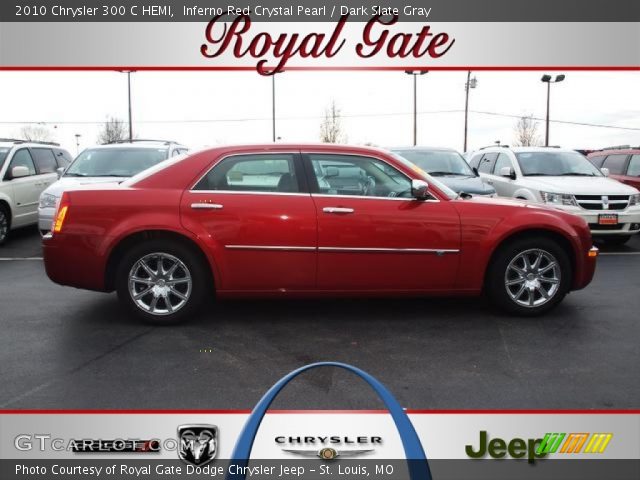 2010 Chrysler 300 C HEMI in Inferno Red Crystal Pearl
