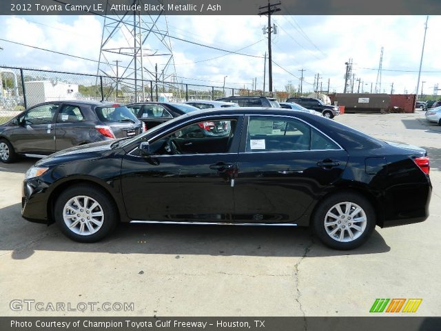 2012 Toyota Camry LE in Attitude Black Metallic