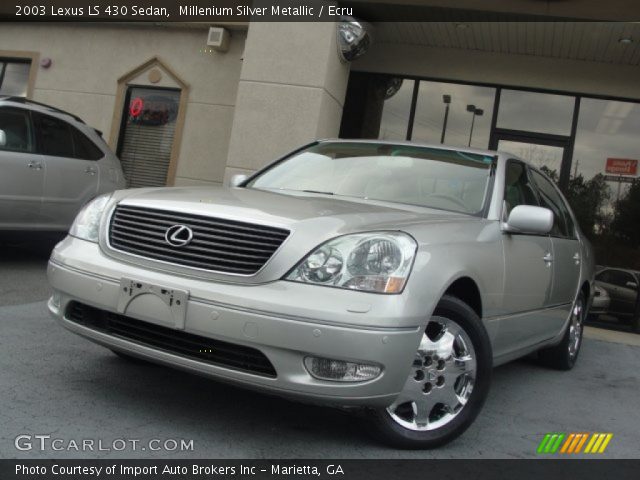 2003 Lexus LS 430 Sedan in Millenium Silver Metallic