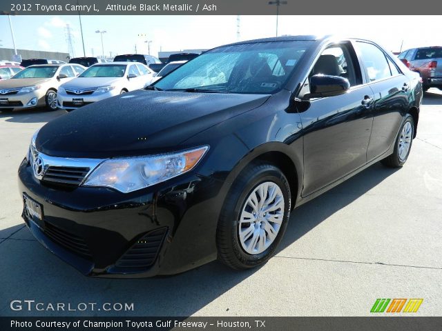 2012 Toyota Camry L in Attitude Black Metallic