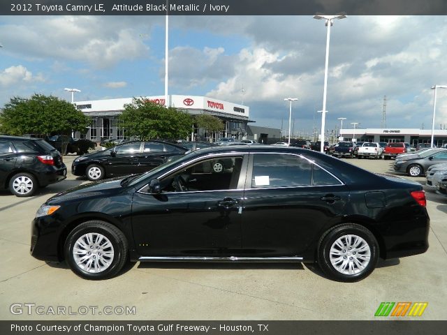 2012 Toyota Camry LE in Attitude Black Metallic