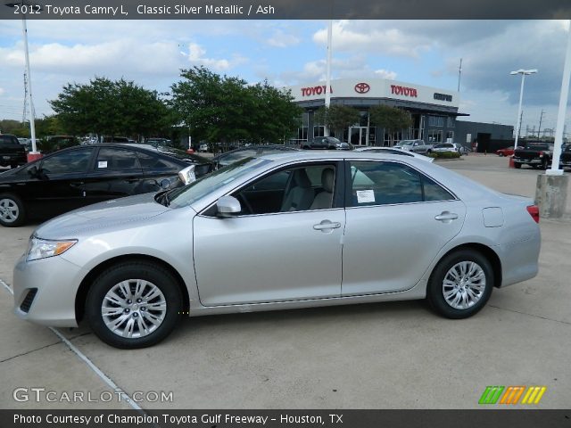 2012 Toyota Camry L in Classic Silver Metallic