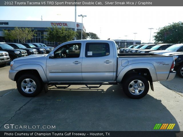 2012 Toyota Tacoma V6 TRD Sport Prerunner Double Cab in Silver Streak Mica
