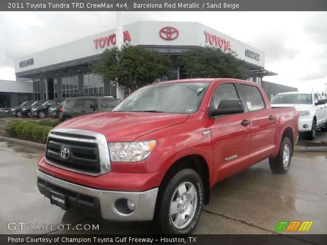 2011 Toyota Tundra TRD CrewMax 4x4 in Barcelona Red Metallic