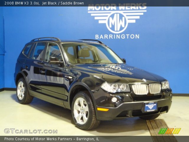 2008 BMW X3 3.0si in Jet Black