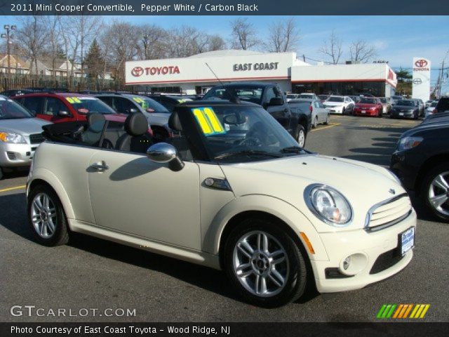 2011 Mini Cooper Convertible in Pepper White