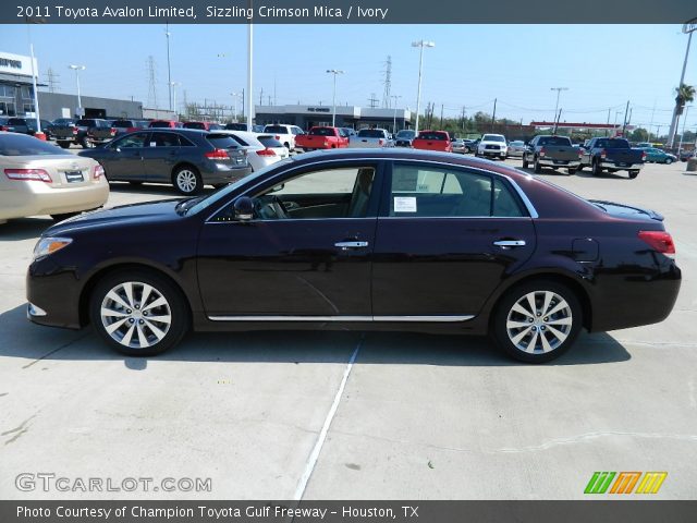 2011 Toyota Avalon Limited in Sizzling Crimson Mica