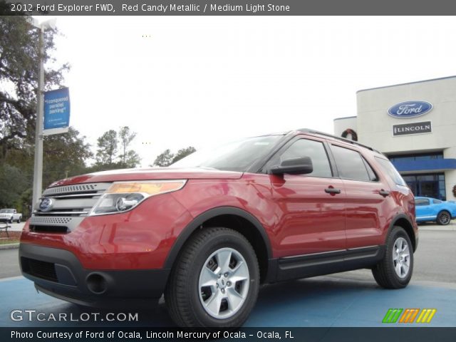 2012 Ford Explorer FWD in Red Candy Metallic