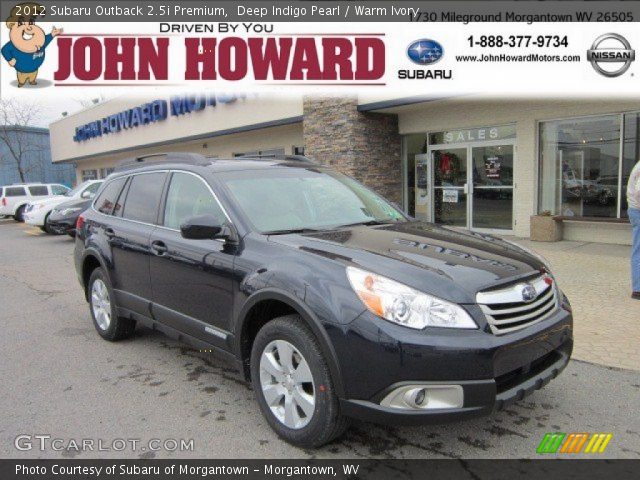 2012 Subaru Outback 2.5i Premium in Deep Indigo Pearl