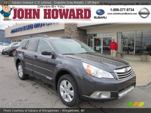 2012 Subaru Outback 2.5i Limited in Graphite Gray Metallic