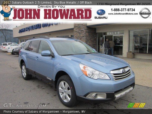 2012 Subaru Outback 2.5i Limited in Sky Blue Metallic