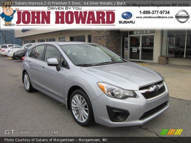 2012 Subaru Impreza 2.0i Premium 5 Door in Ice Silver Metallic