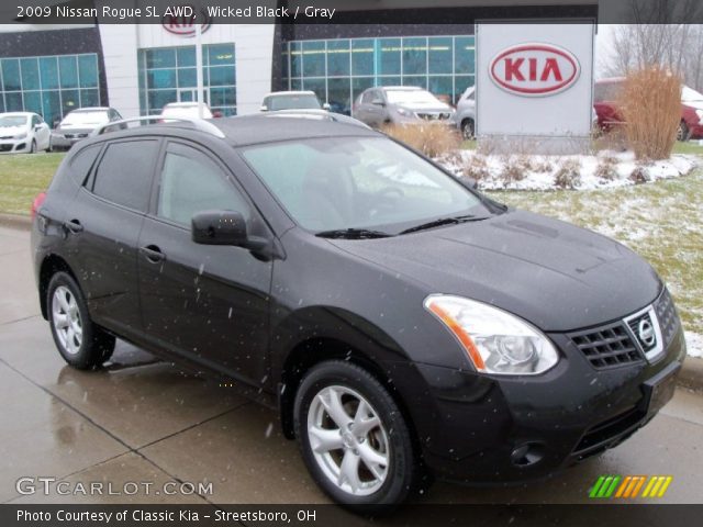 2009 Nissan Rogue SL AWD in Wicked Black