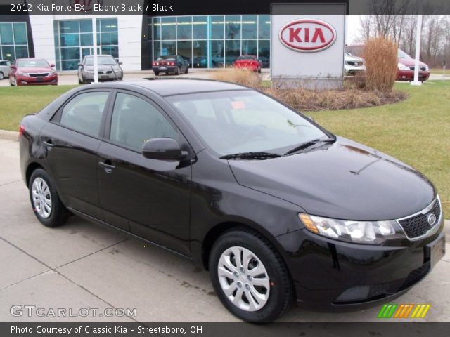 2012 Kia Forte EX in Ebony Black