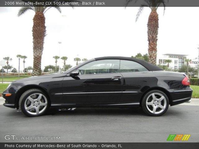 2006 Mercedes-Benz CLK 500 Cabriolet in Black