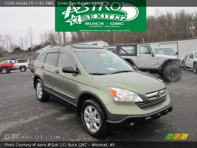 2008 Honda CR-V EX 4WD in Green Tea Metallic