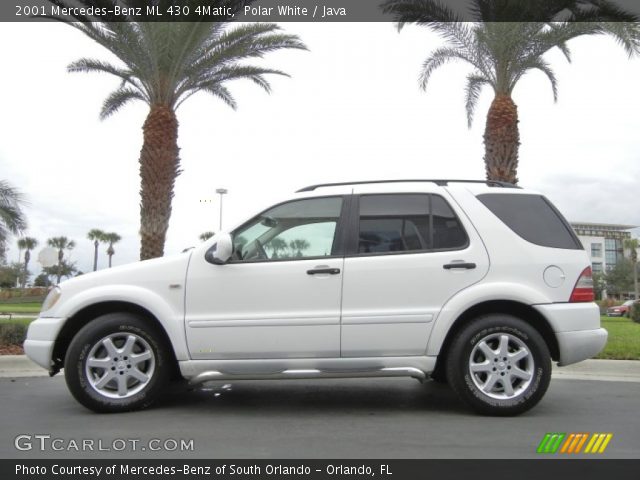 2001 Mercedes-Benz ML 430 4Matic in Polar White