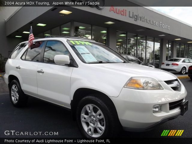 2004 Acura MDX Touring in Aspen White Pearl